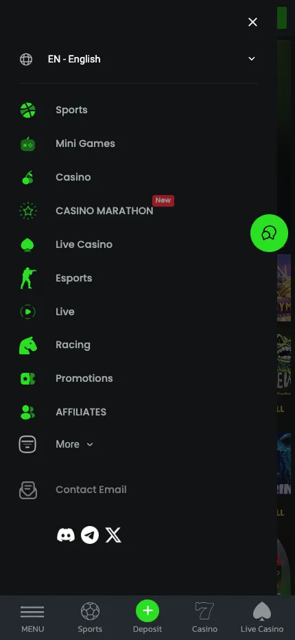 velobet app menu